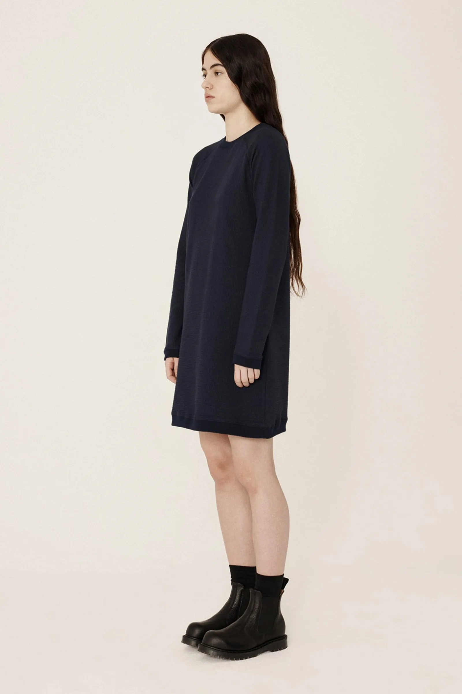 Daisy Crepe Jersey Cotton Dress