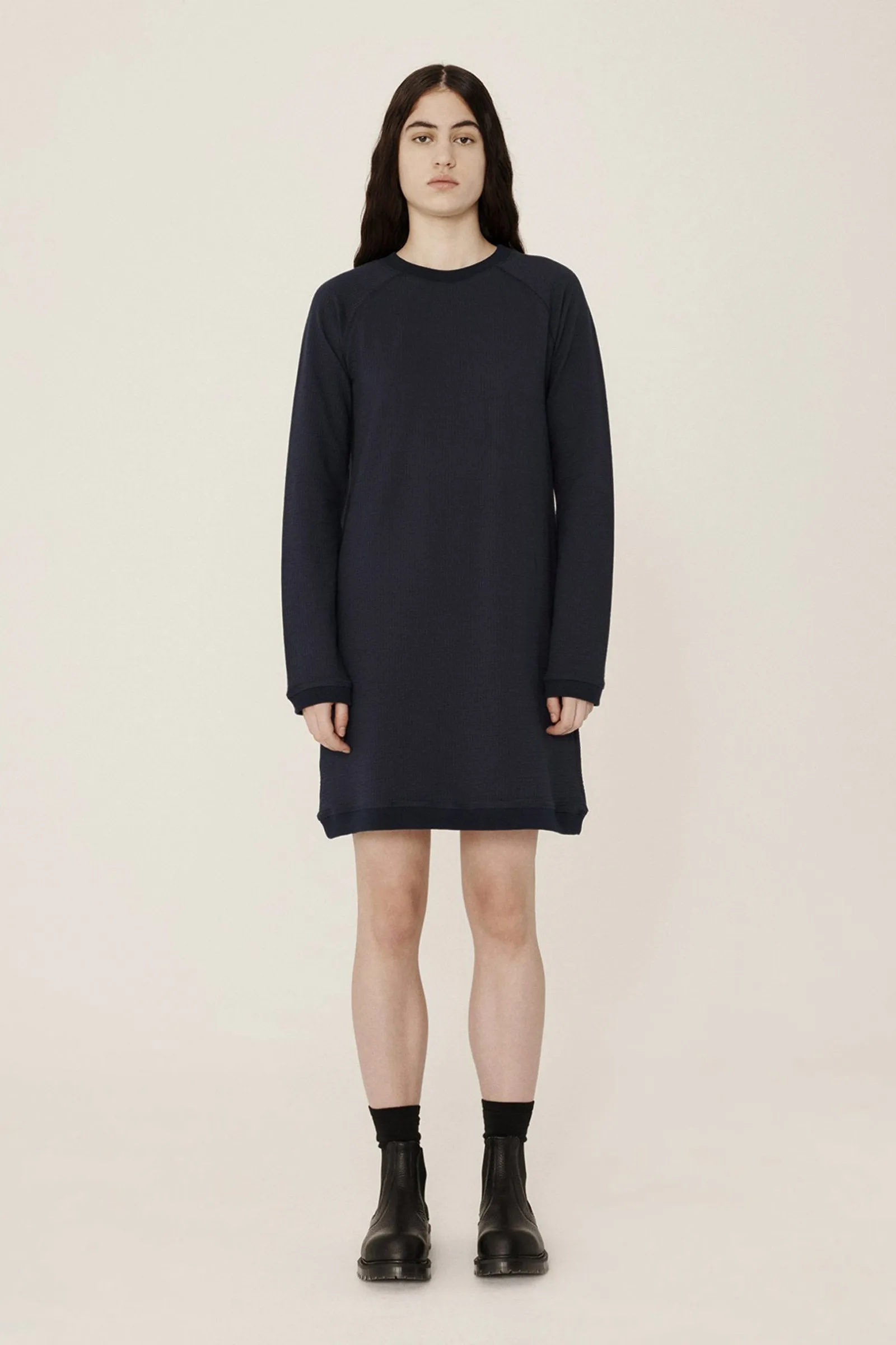 Daisy Crepe Jersey Cotton Dress