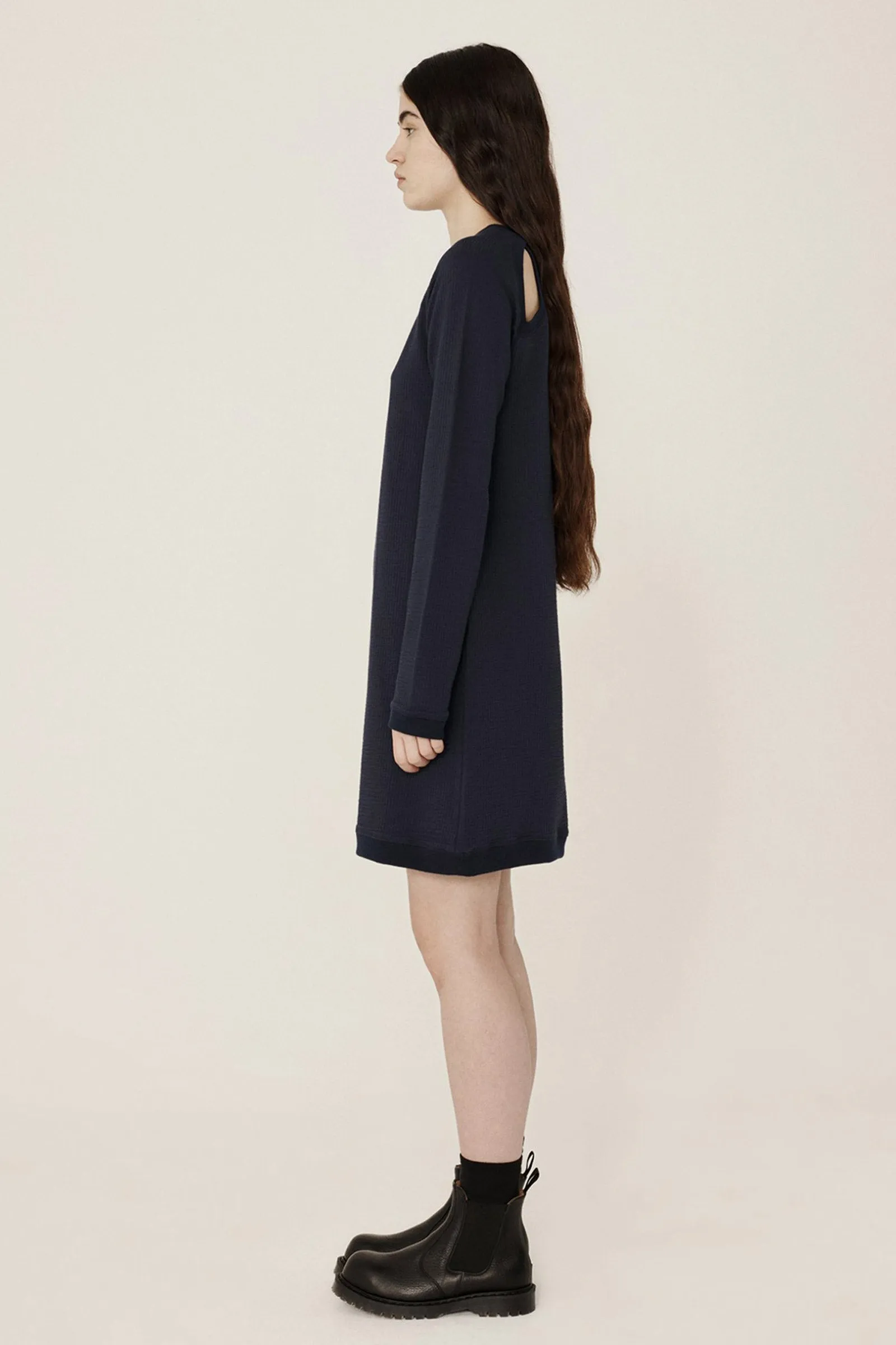 Daisy Crepe Jersey Cotton Dress