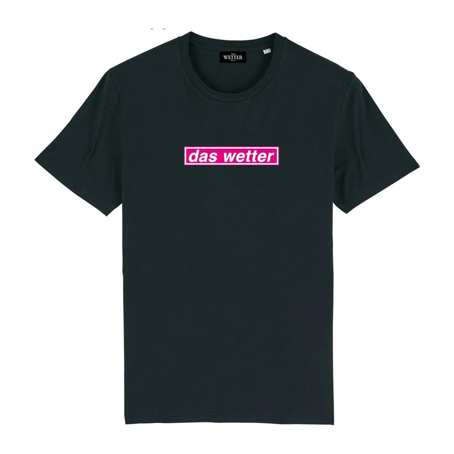 Das Wetter-Shirt »Champagne« (Schwarz/ Pink)