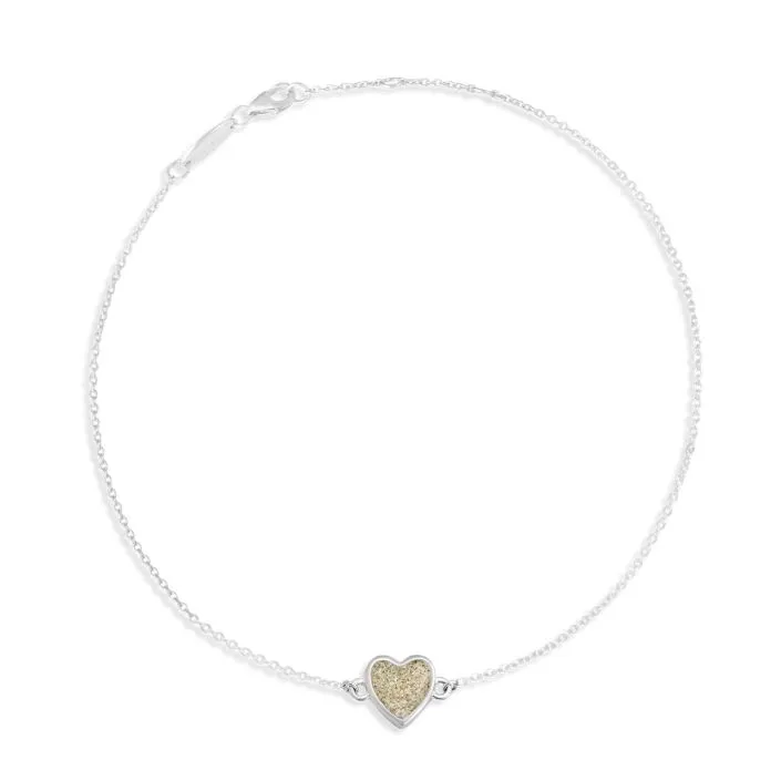 Delicate Dune Heart Bracelet