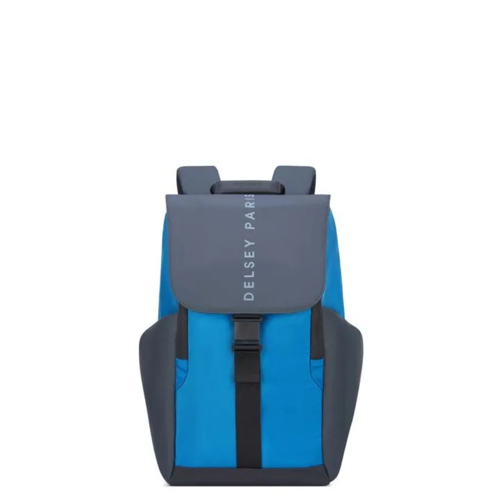 Delsey Securflap Business 15" Laptop Backpack Navy