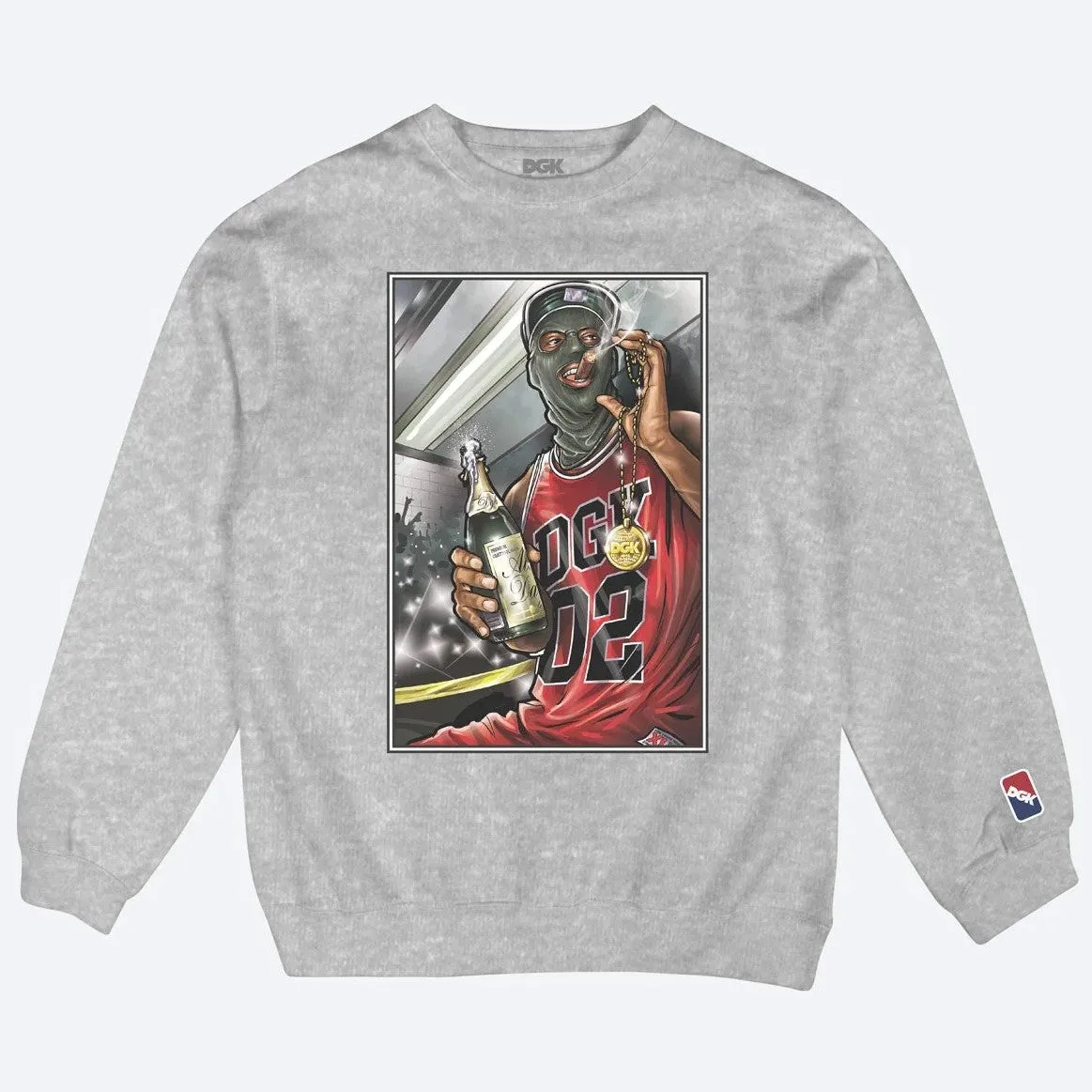 DGK Still On Top Graphic Crew Fleece