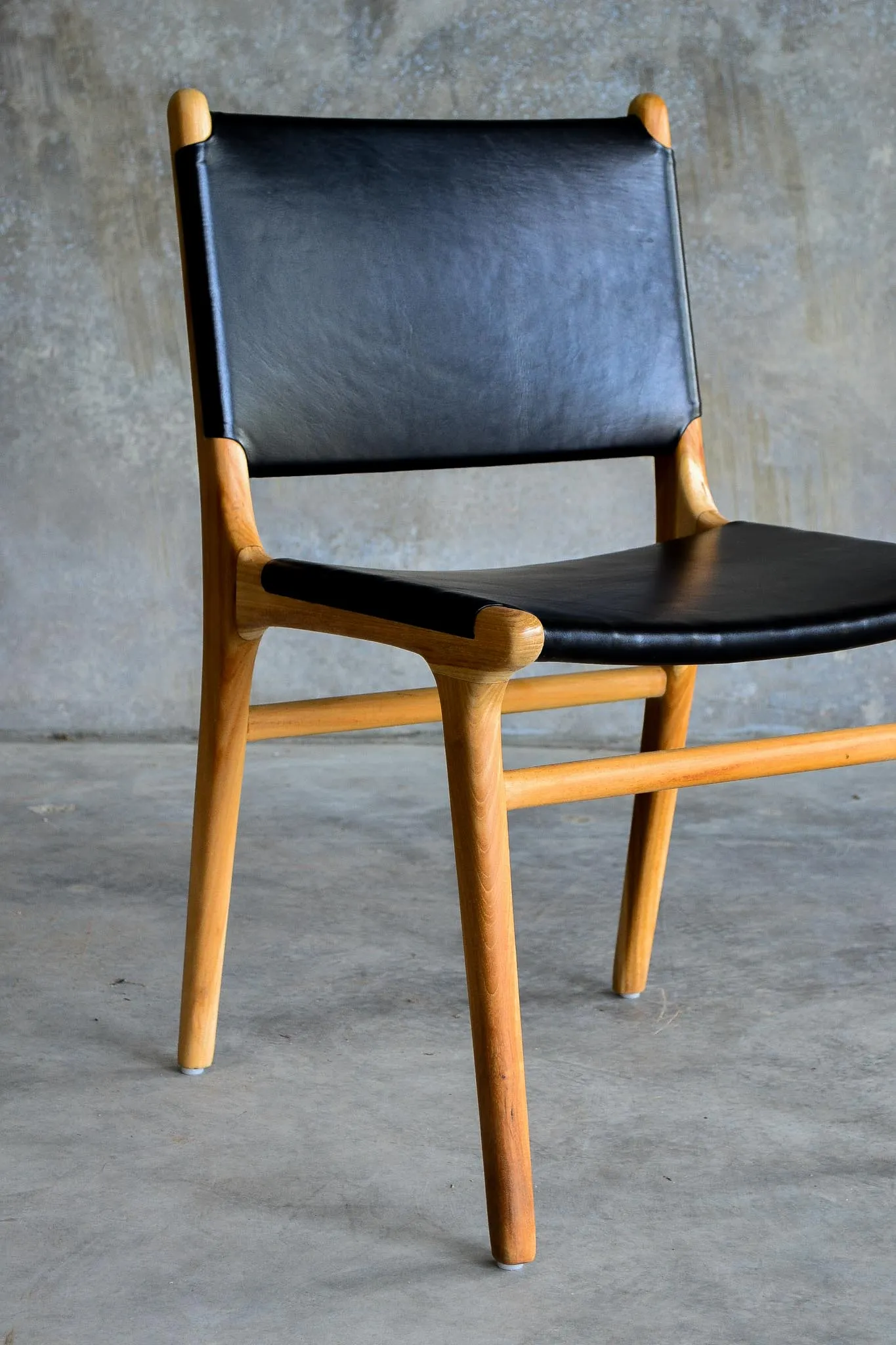 Dining Chair Flat- Black