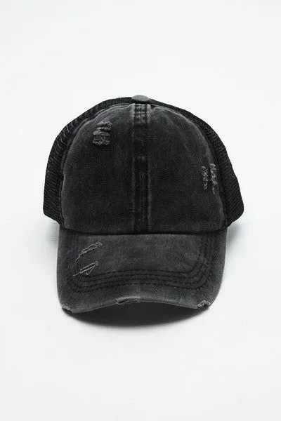 Distressed Mesh Baseball Caps