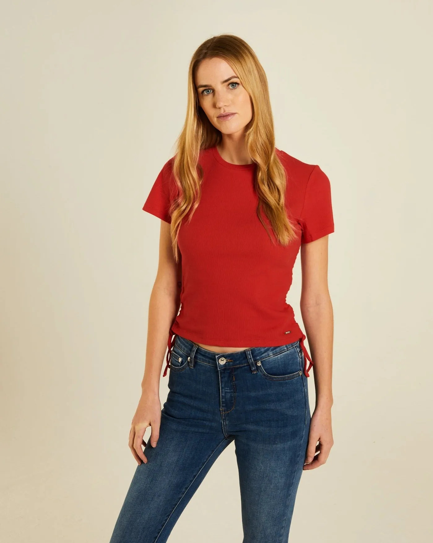 Ebba T-Shirt Tango Red