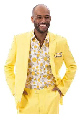 EJ Samuel Yellow Suit M2792