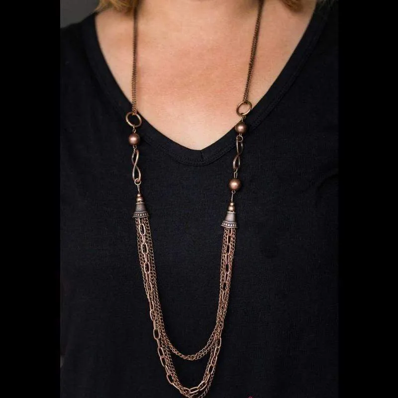 Endless Journey Copper Necklace