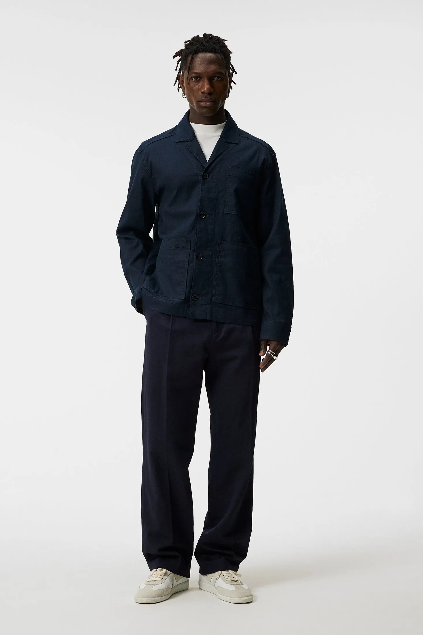 Errol Linen Workwear Overshirt