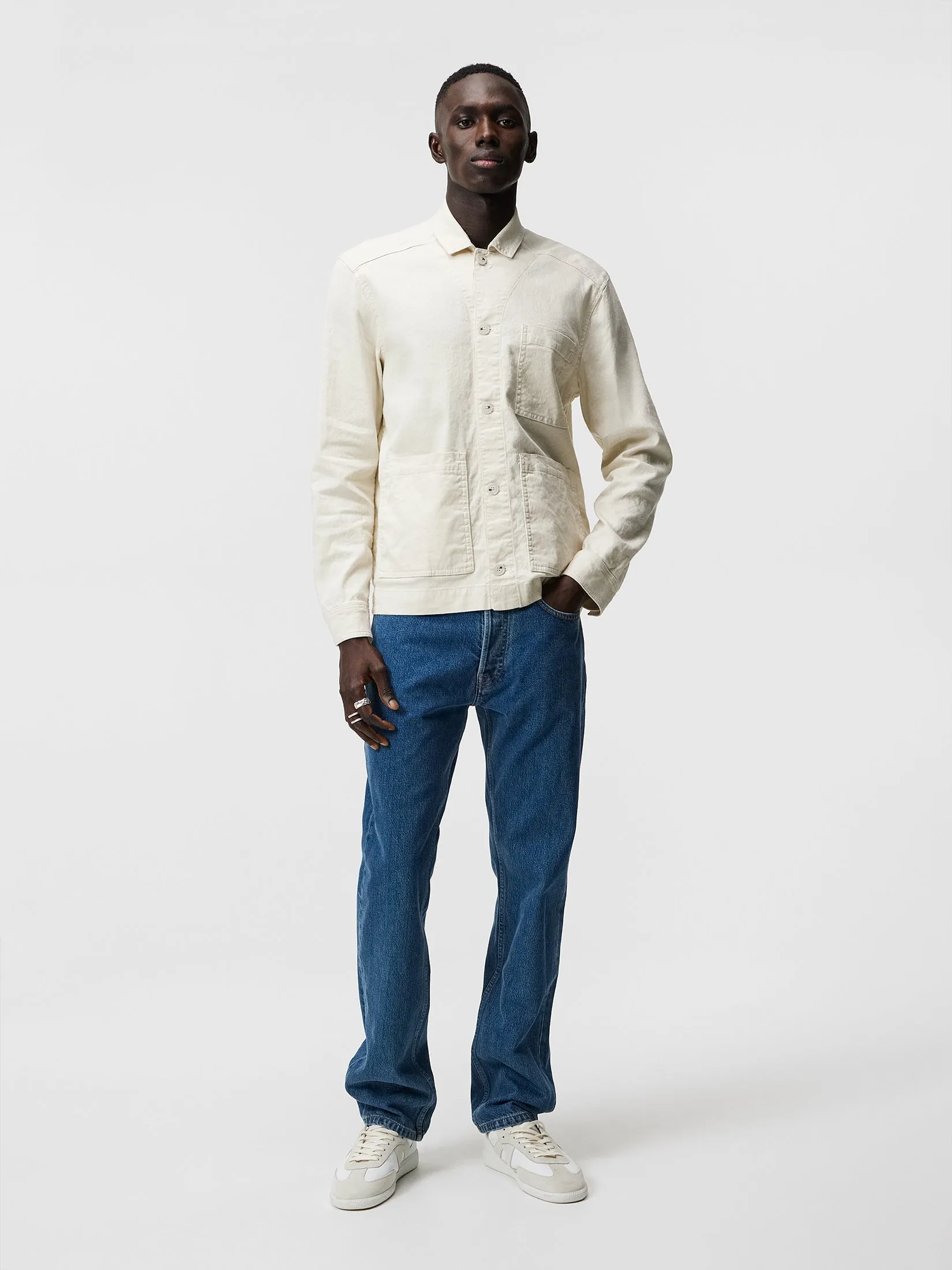 Errol Linen Workwear Overshirt