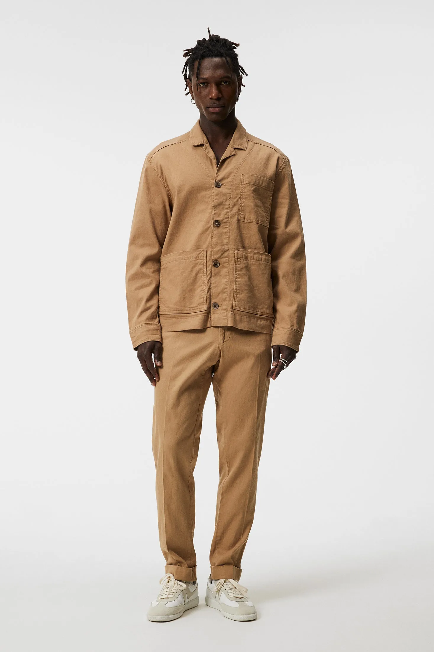 Errol Linen Workwear Overshirt