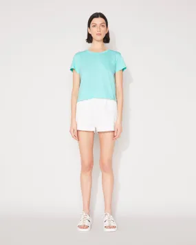 ESSENTIAL SHRUNKEN T-SHIRT - ARUBA BLUE