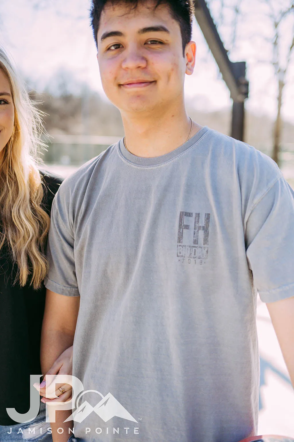 Farmhouse Bid Day Dog and Flag Tee