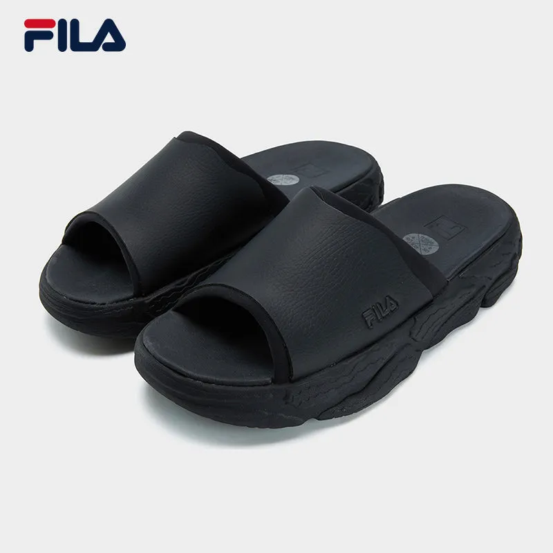 FILA CORE FERN FASHION ORIGINALE Men Slippers/Sliders (Black/White-Green)