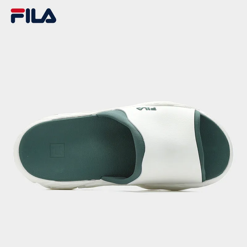 FILA CORE FERN FASHION ORIGINALE Men Slippers/Sliders (Black/White-Green)