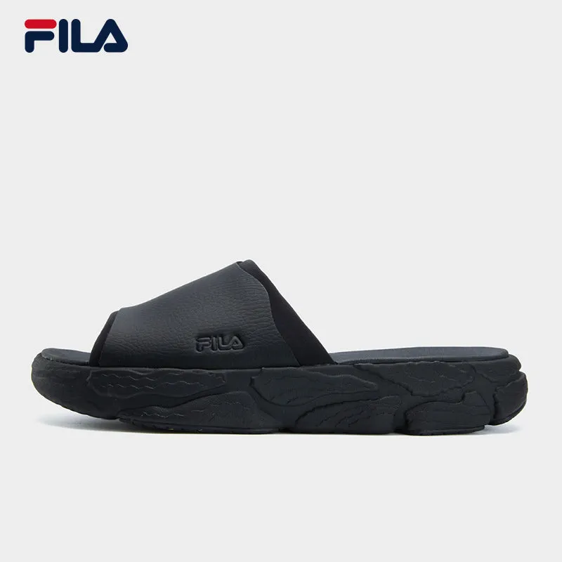 FILA CORE FERN FASHION ORIGINALE Men Slippers/Sliders (Black/White-Green)