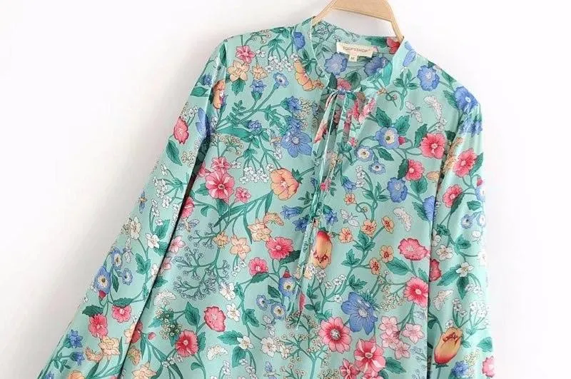 FLORAL BOHO BLOUSE