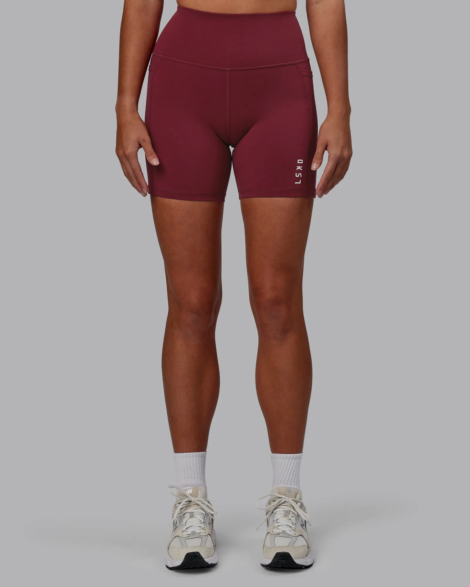 Flux Mid-Length Shorts - Cranberry