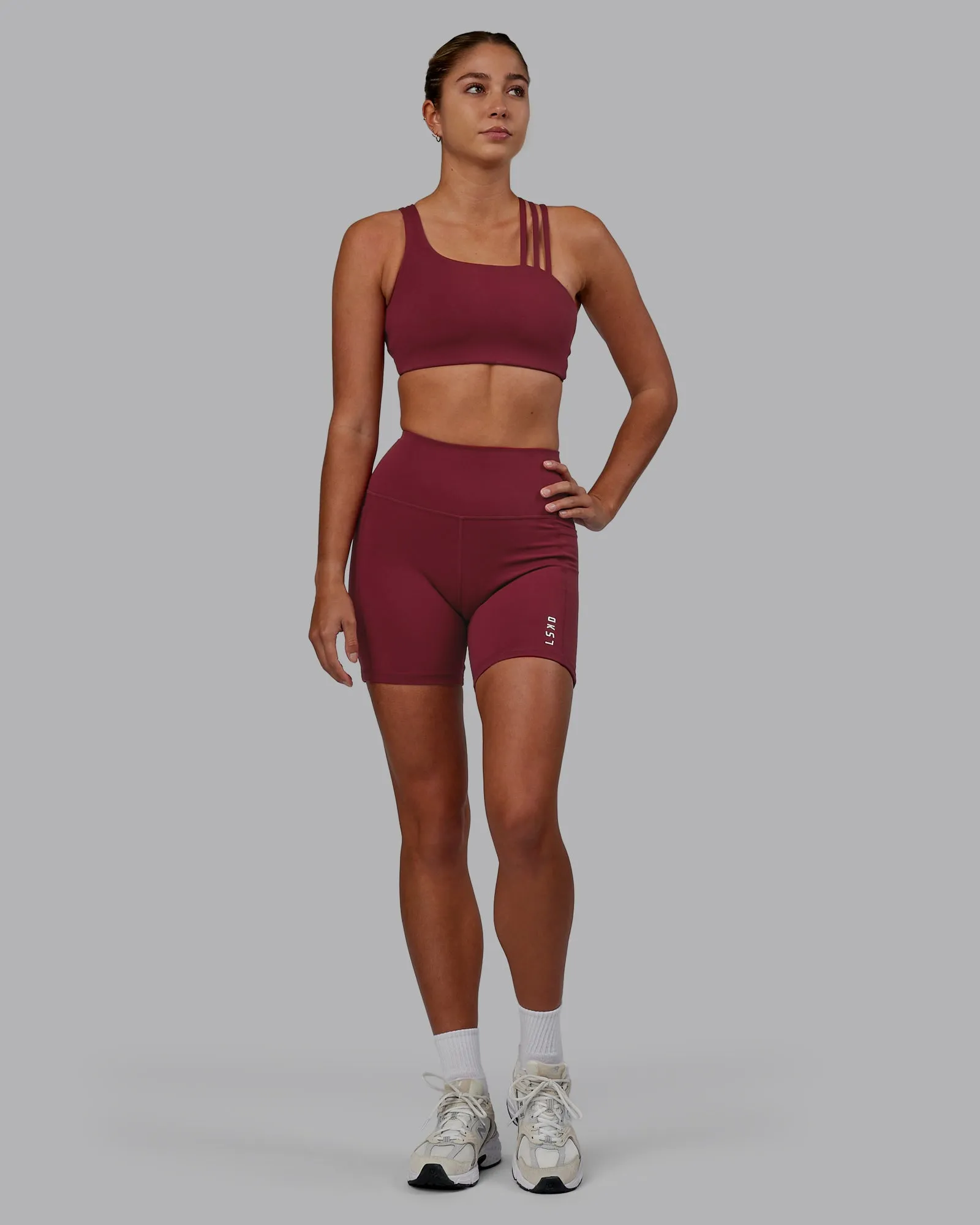 Flux Mid-Length Shorts - Cranberry