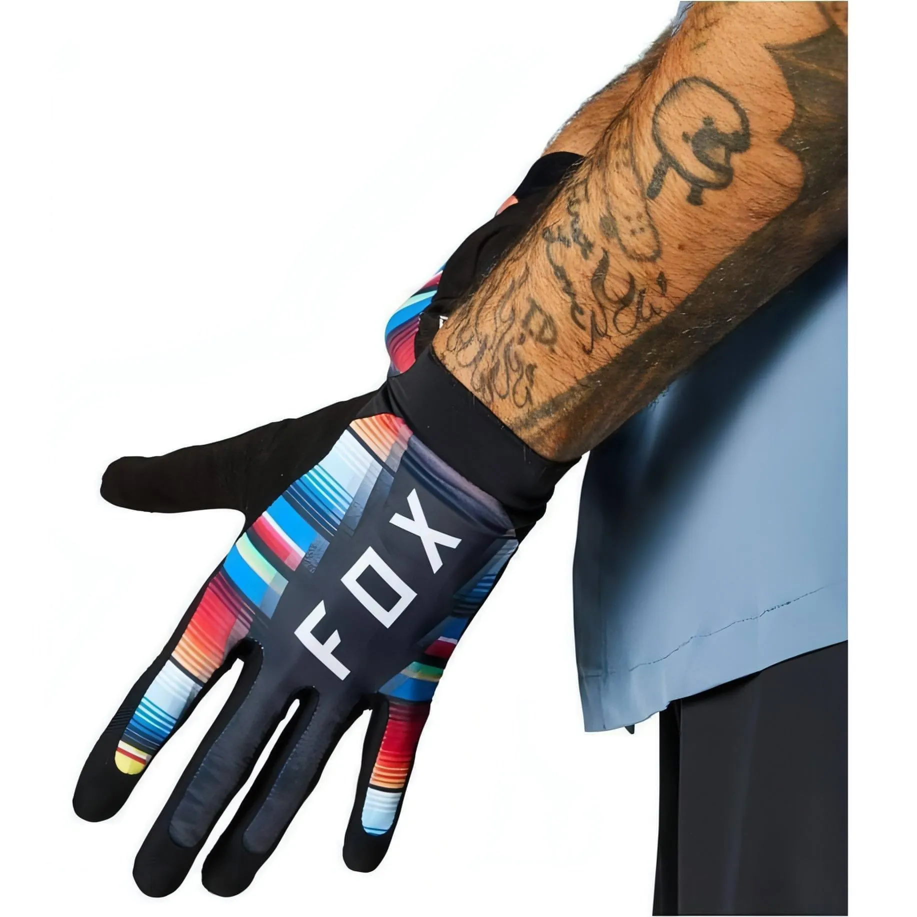 Fox Flexair Full Finger Cycling Gloves - Black