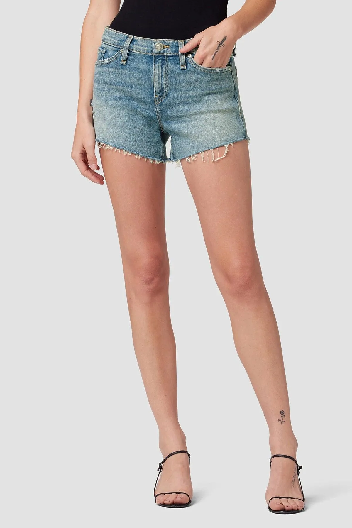 Gemma Mid Rise Jean Shorts by Hudson (Various Colors)