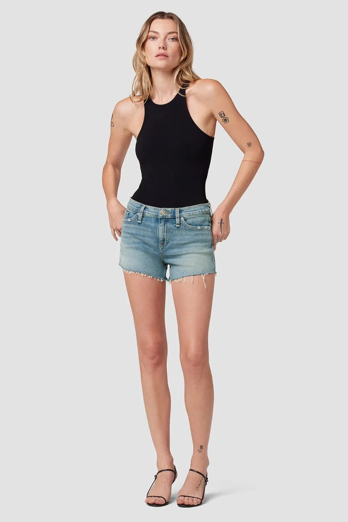 Gemma Mid Rise Jean Shorts by Hudson (Various Colors)