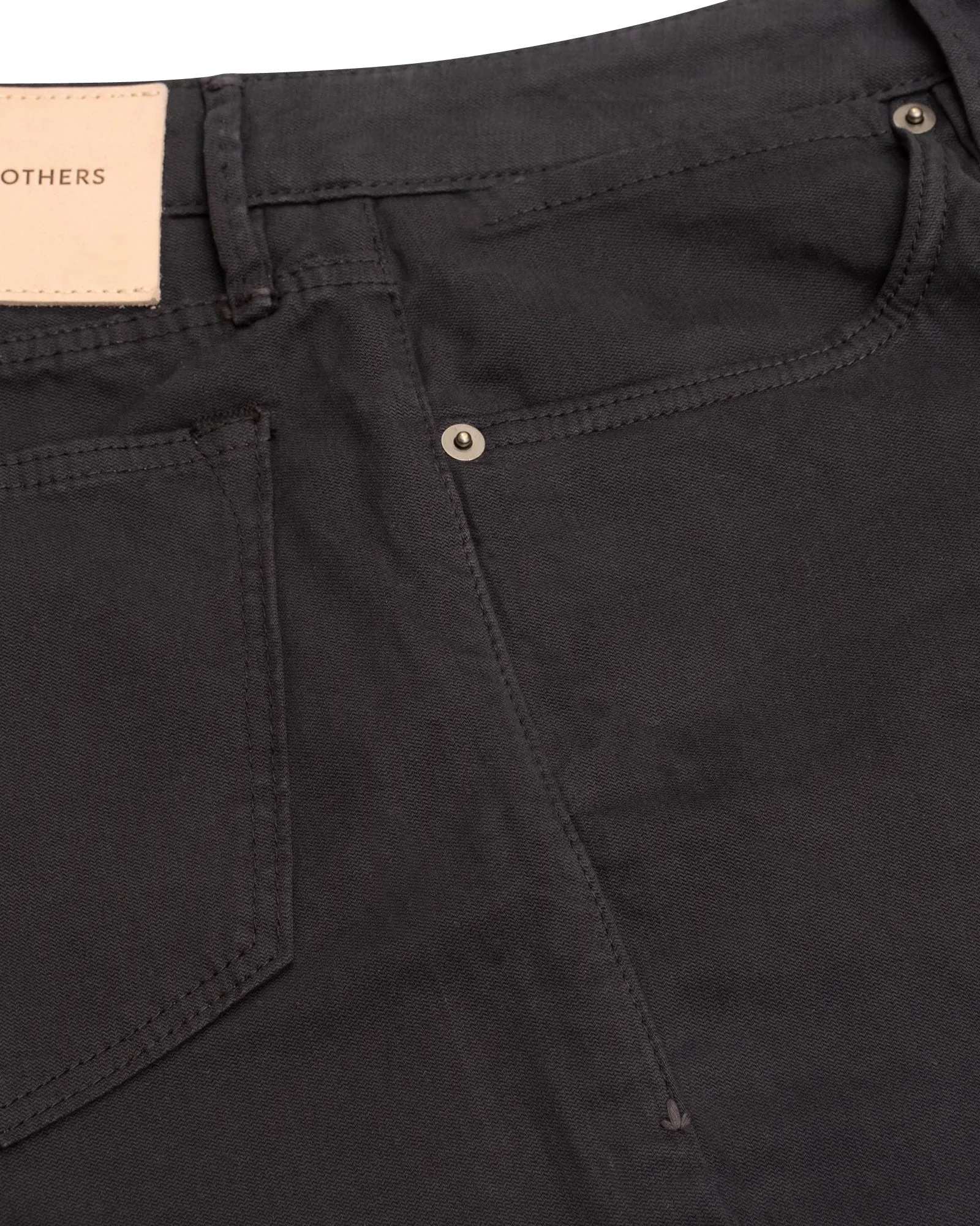 Graphite Broken Twill Five Pocket Pant