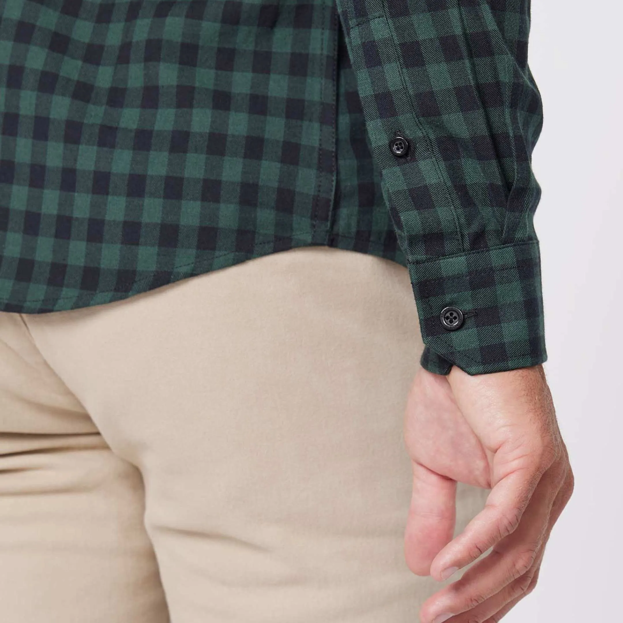 Greenstone Plaid Shirt