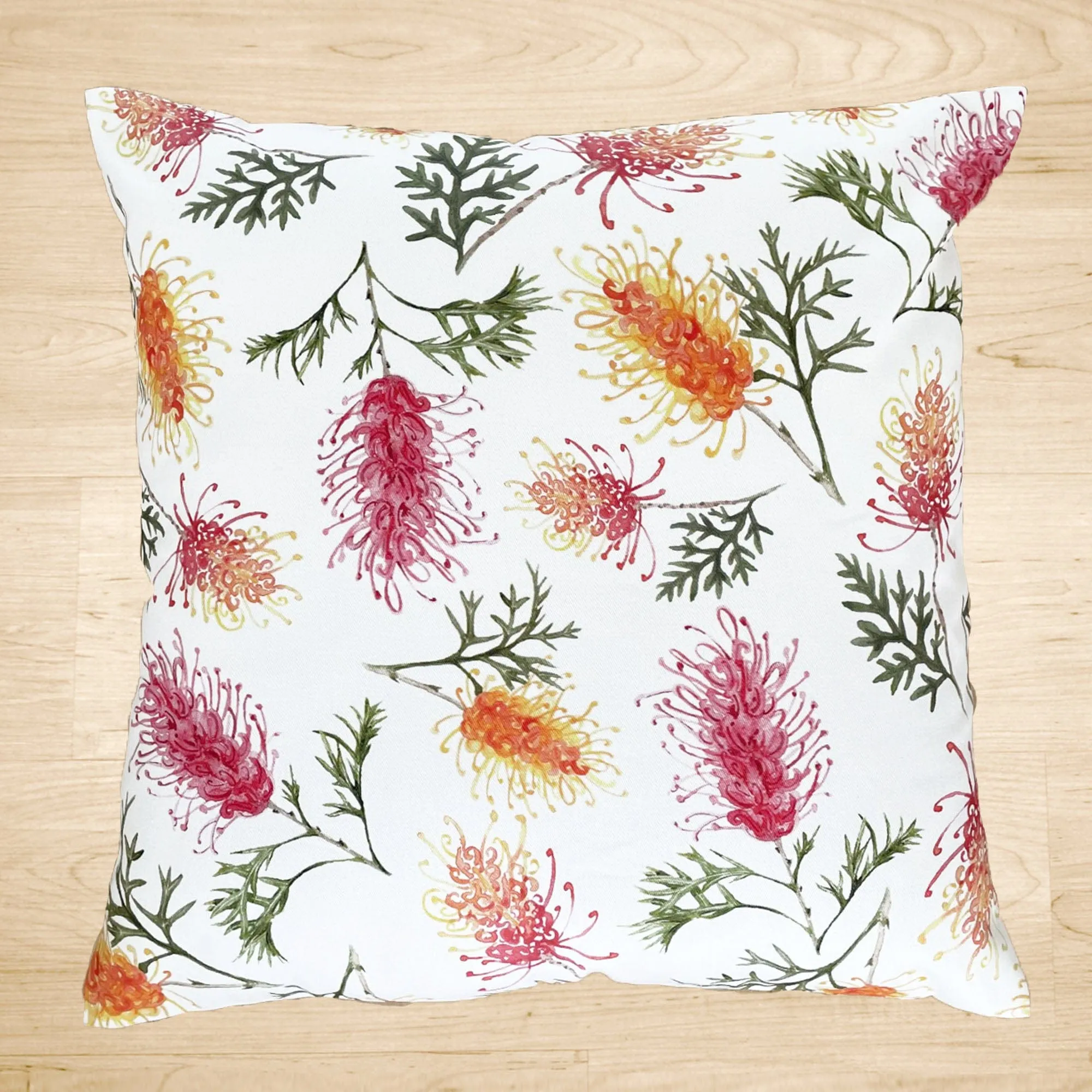 Grevillea Cushion Cover Cotton Drill