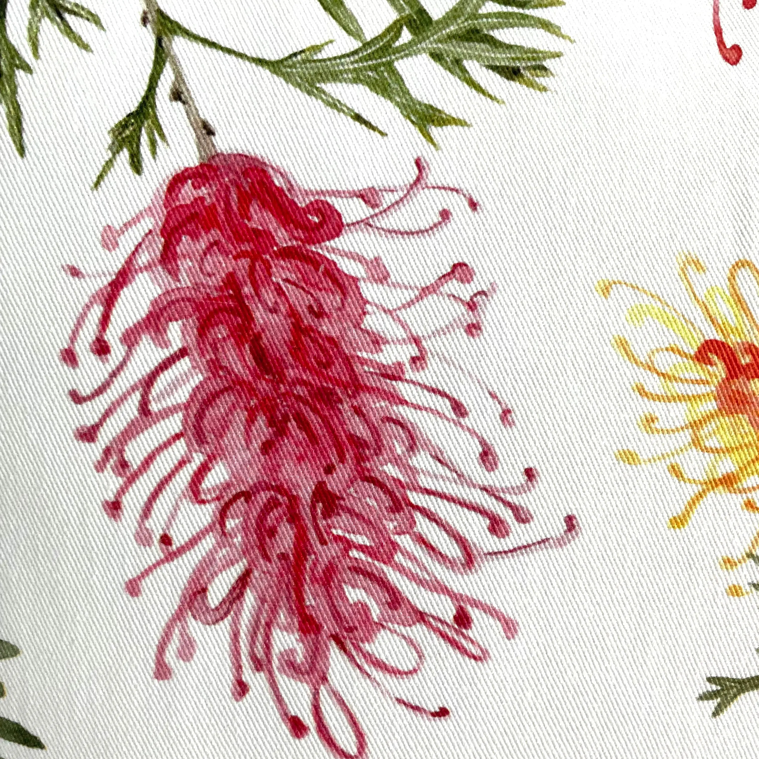 Grevillea Cushion Cover Cotton Drill