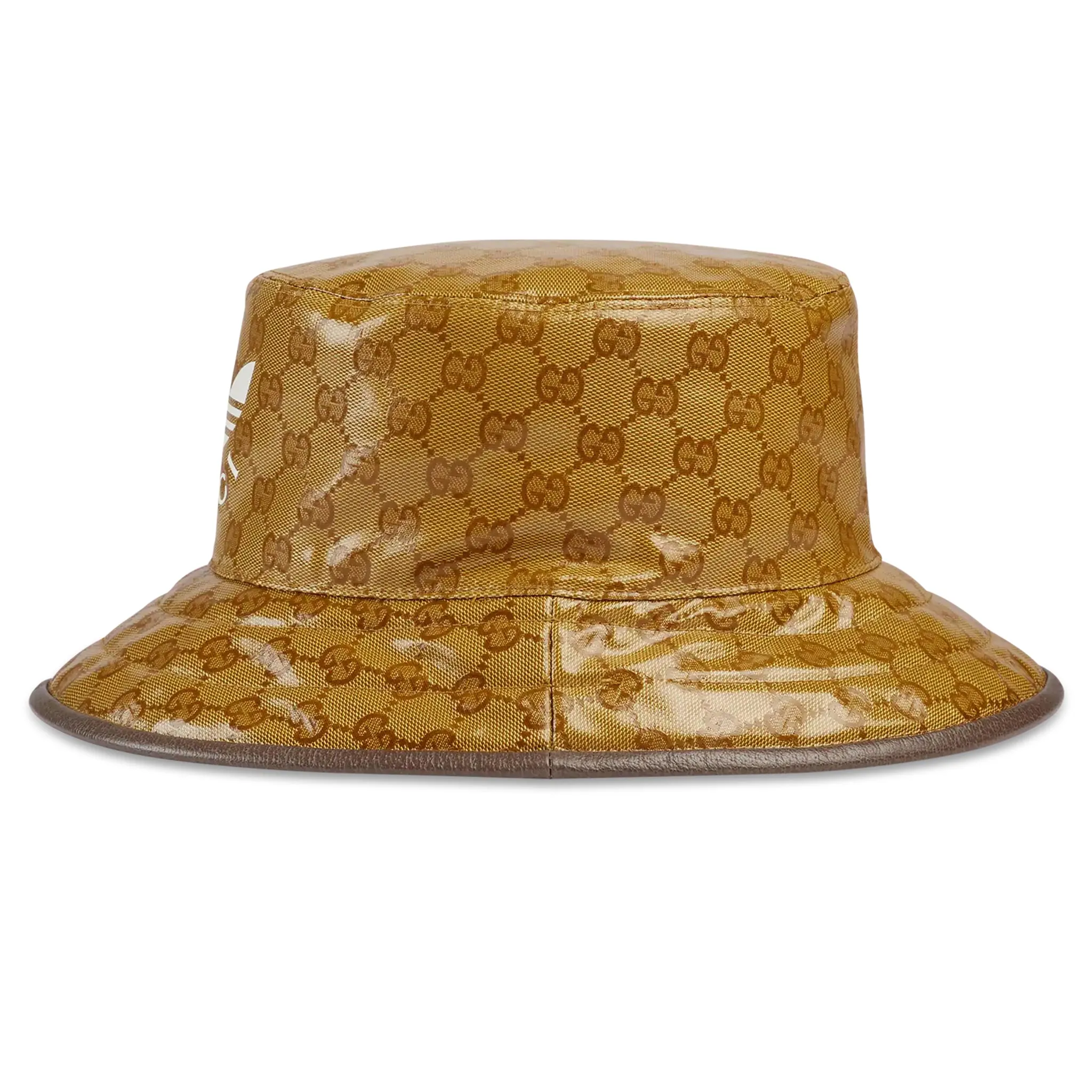 Gucci x Adidas Monogram Beige Bucket Hat