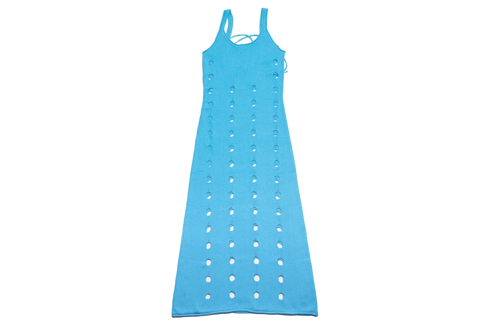 House of Sunny Canopy Knit Dress "Lido Blue"