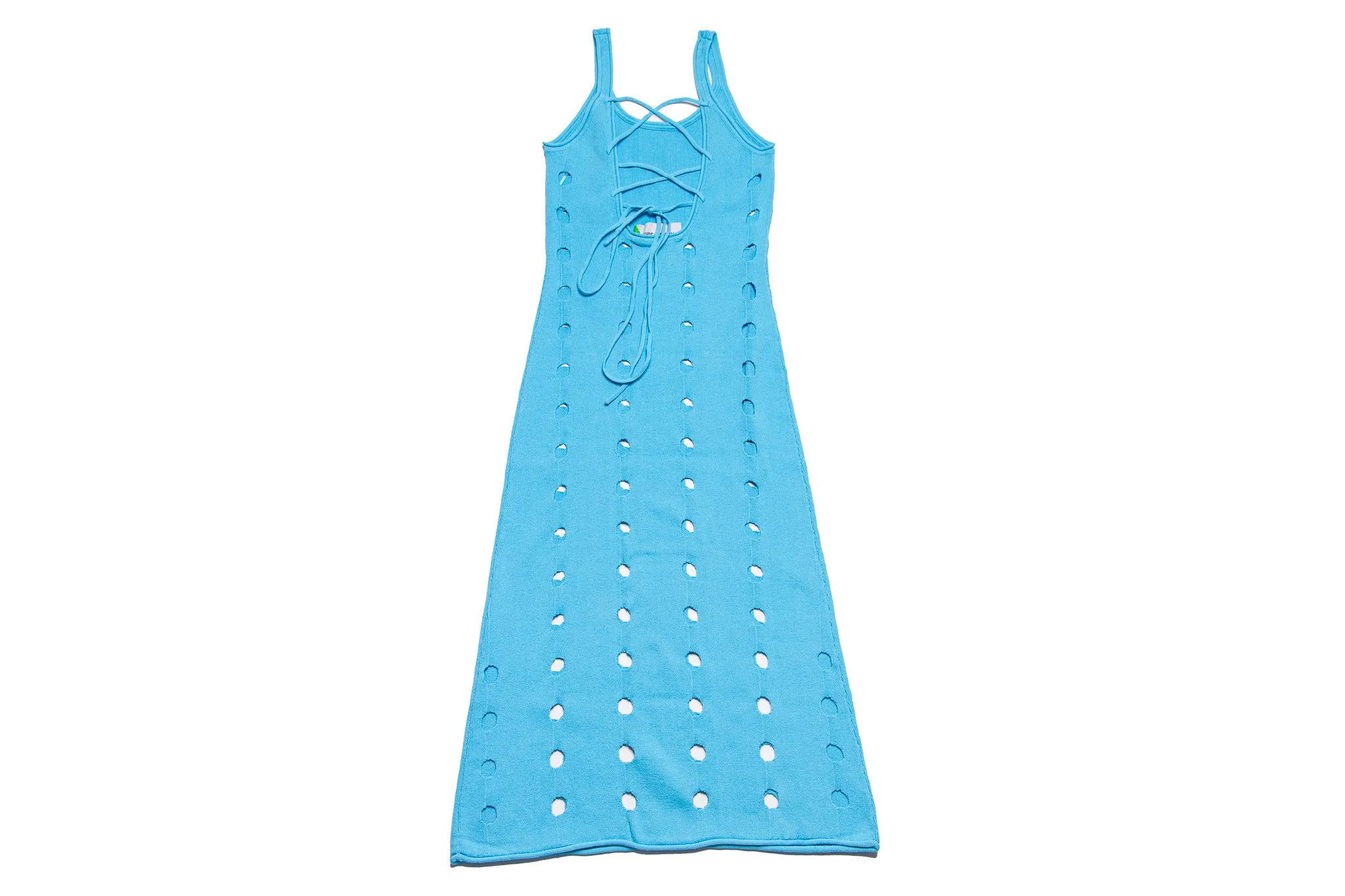 House of Sunny Canopy Knit Dress "Lido Blue"