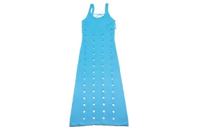 House of Sunny Canopy Knit Dress "Lido Blue"