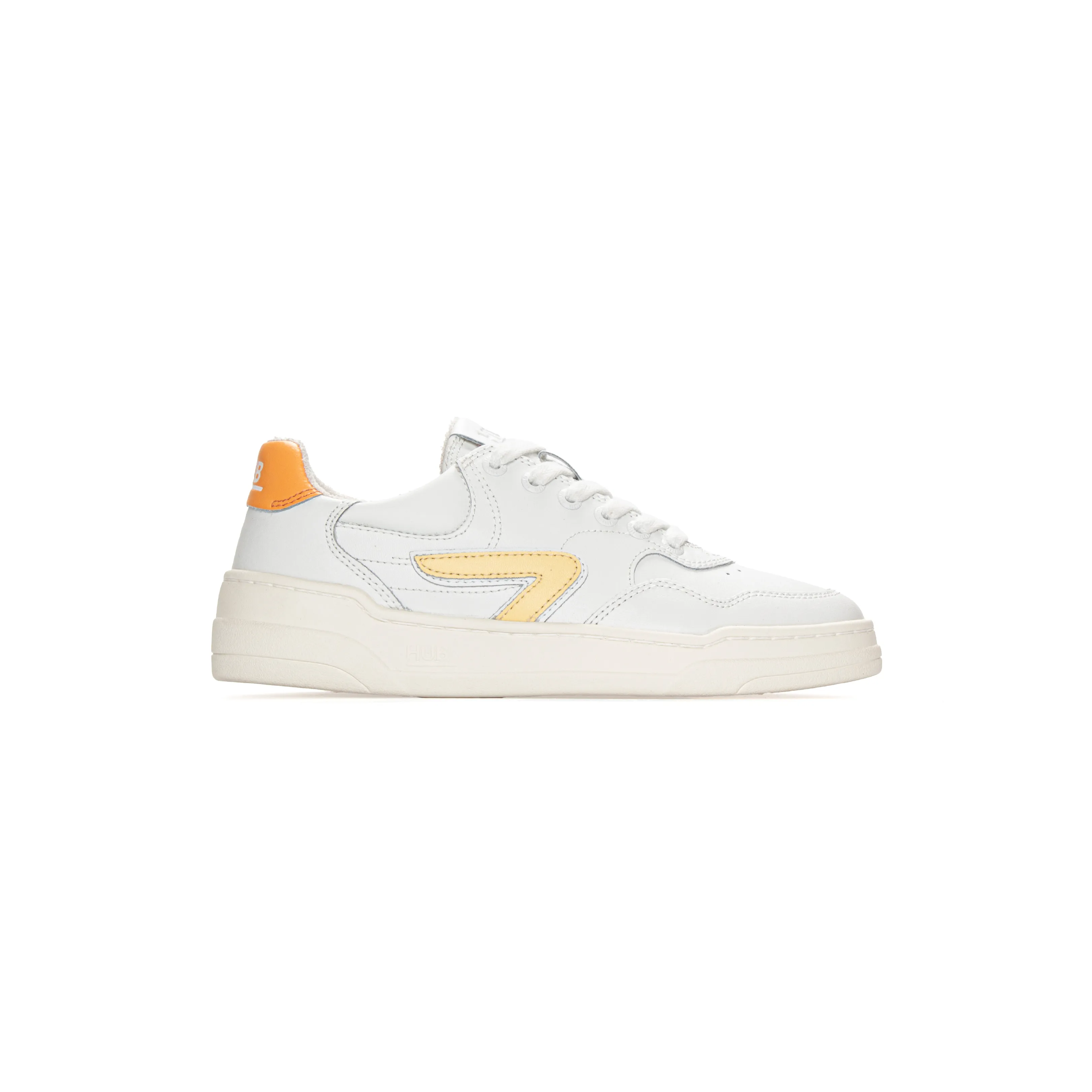 HUB Court White / Yellow / Ivory