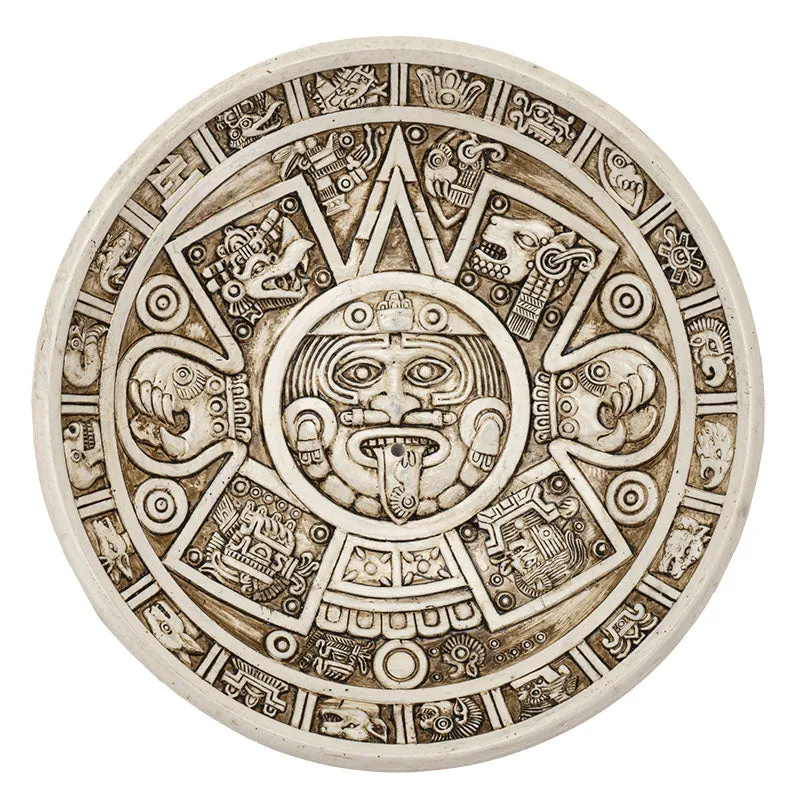 Incense Burner - Aztec Round