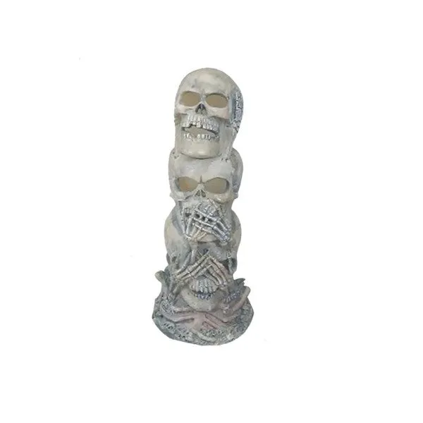 Incense Cone Burner - Stack Skull