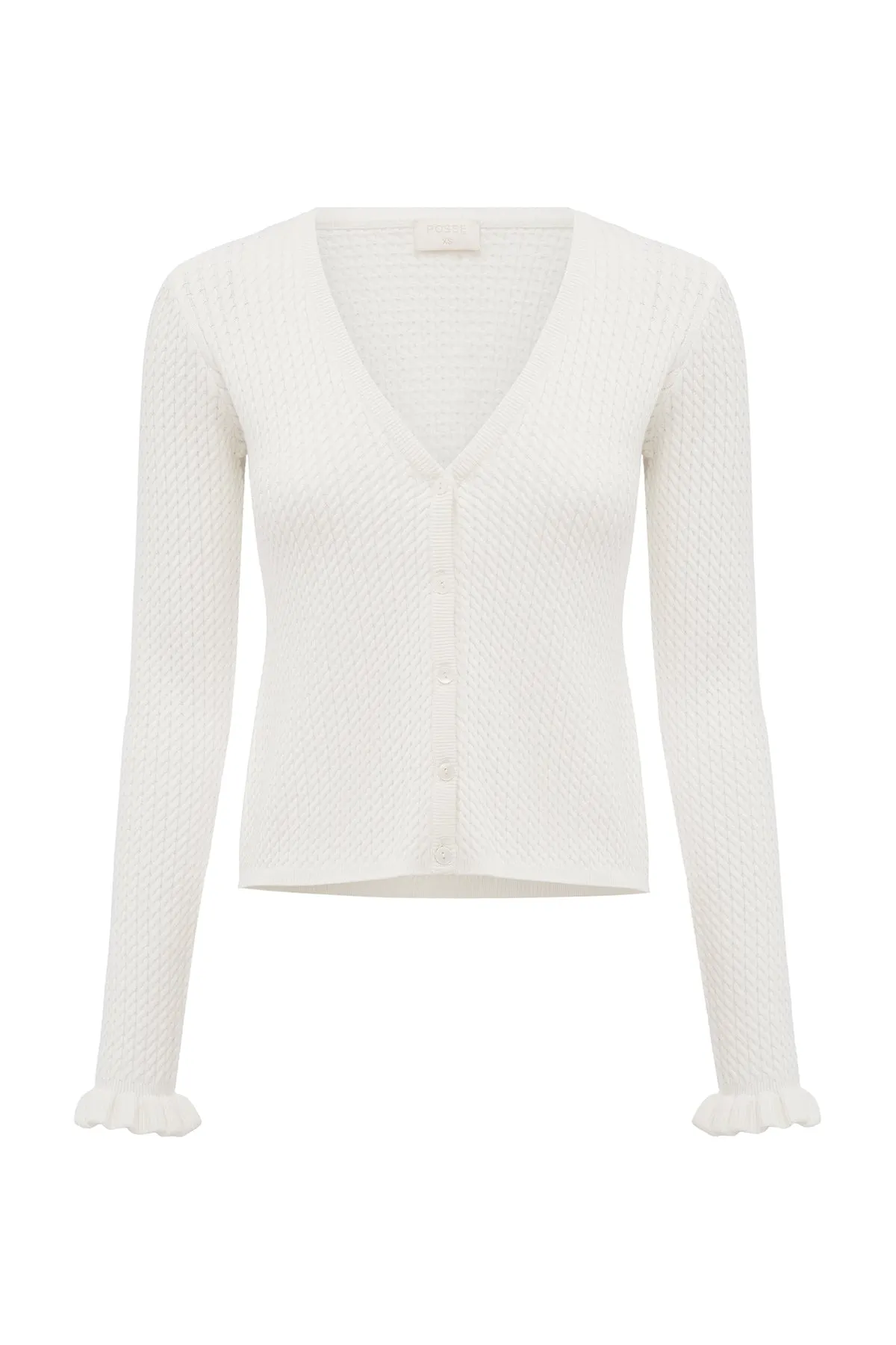 IRIS CARDIGAN - BONE