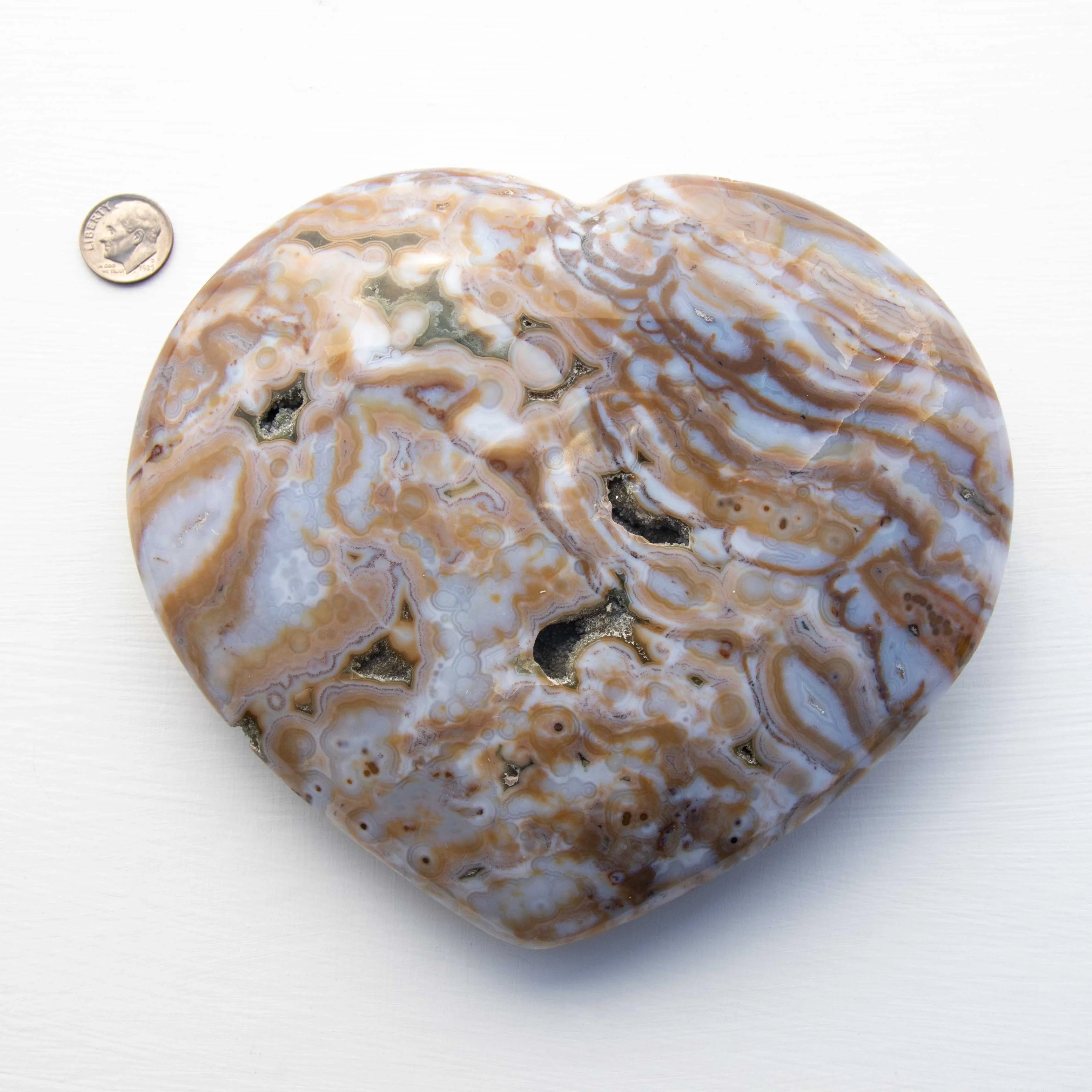 Jasper- Ocean - Large Heart