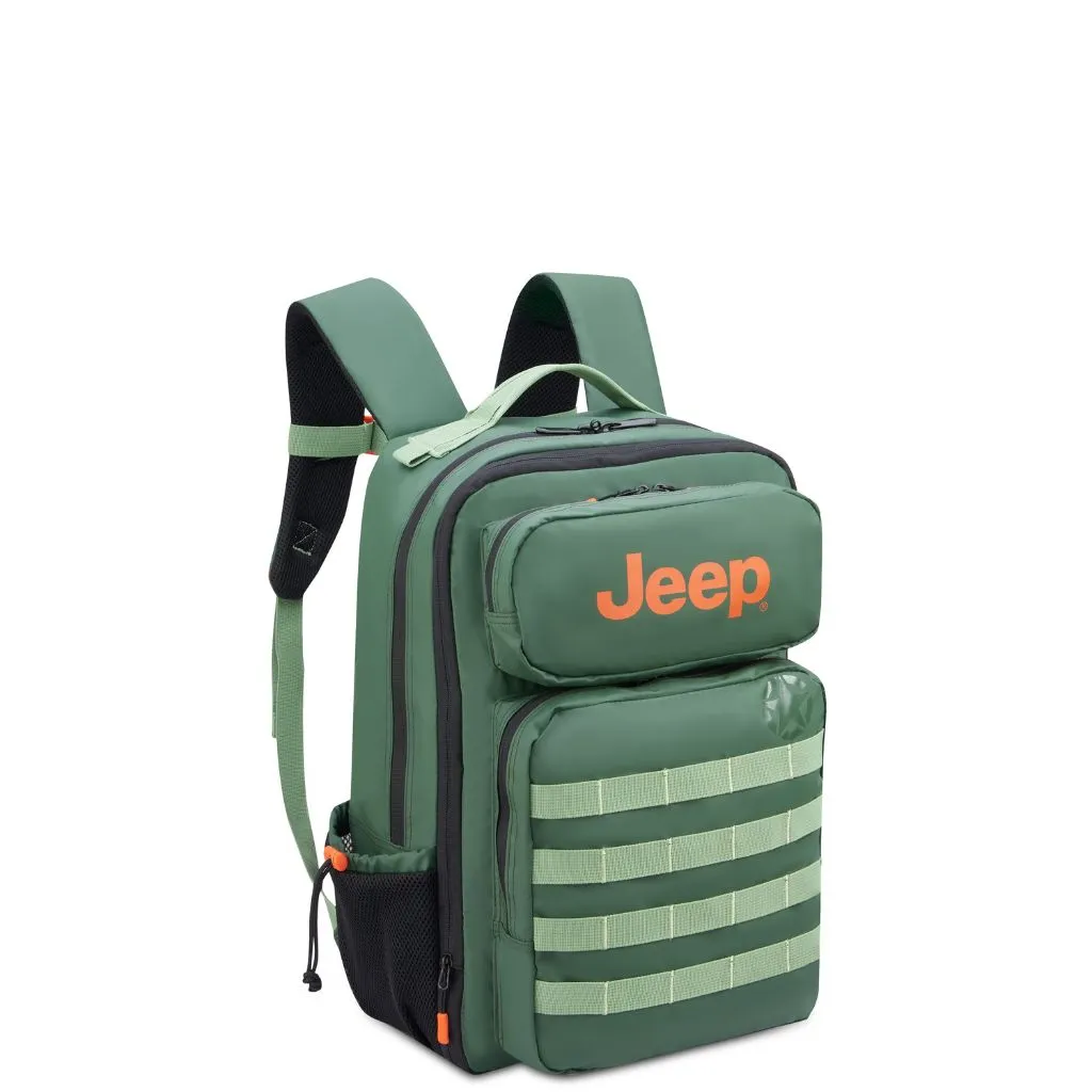 Jeep Tactical Multi Pocket 15" Backpack - Green