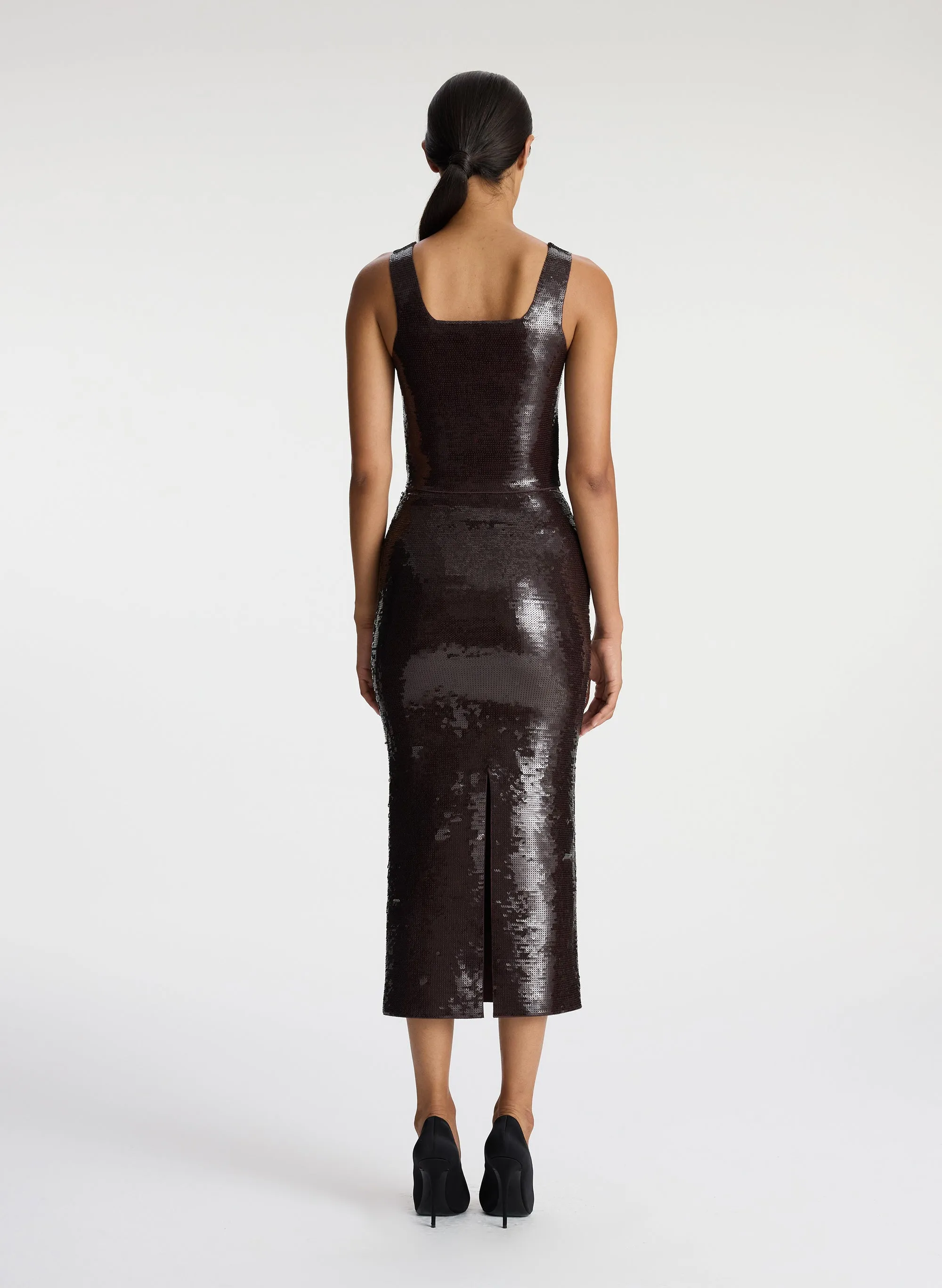 Joan Sequin Knit Skirt