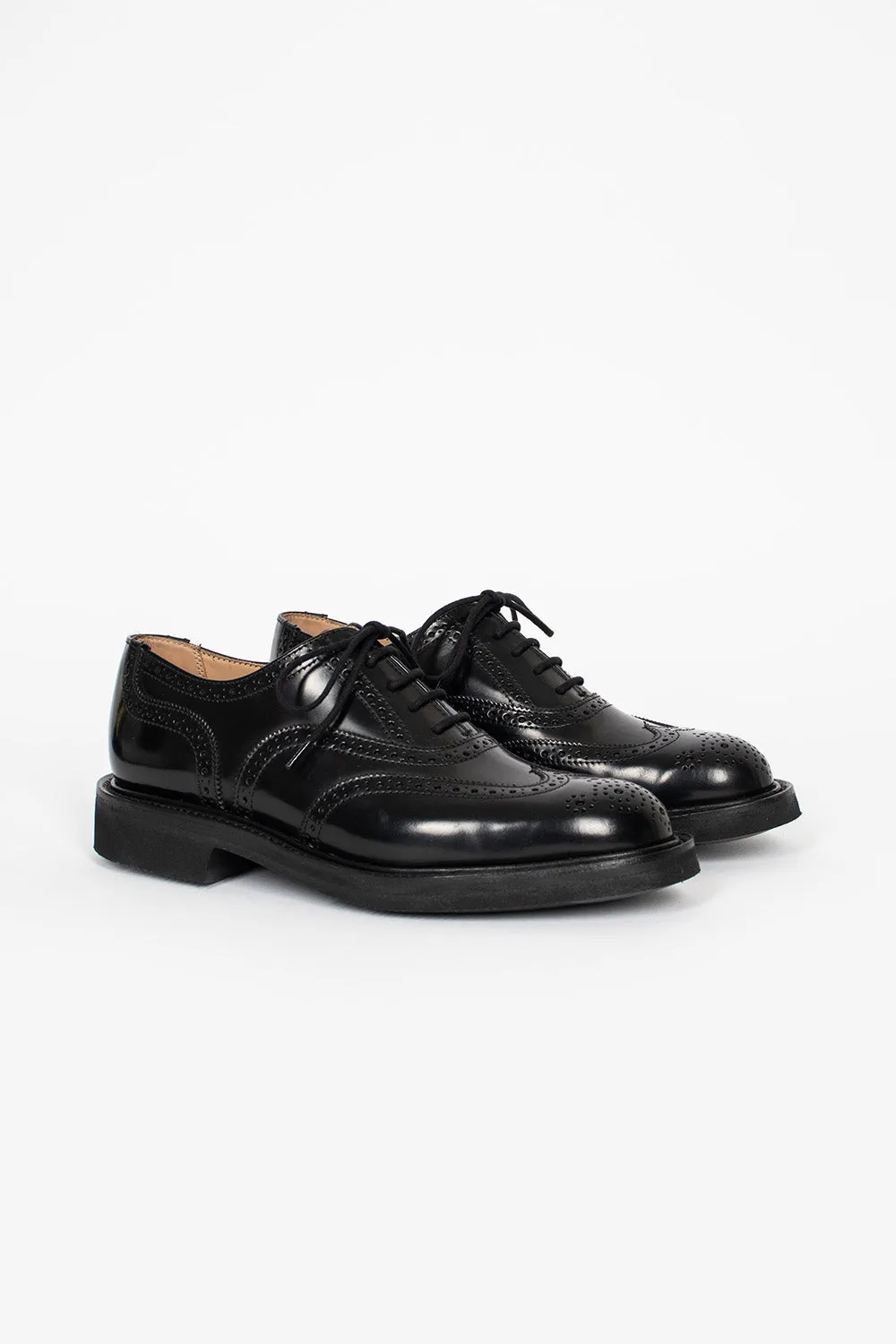 Kara Bookbinder Brogue Black