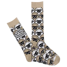 K.Bell Men's Herd Ewe was Talkin' Smaaak Crew Sock