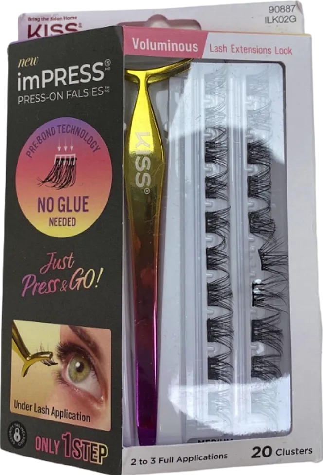 Kiss imPRESS Voluminous Press-On Falsies No Shade No Size