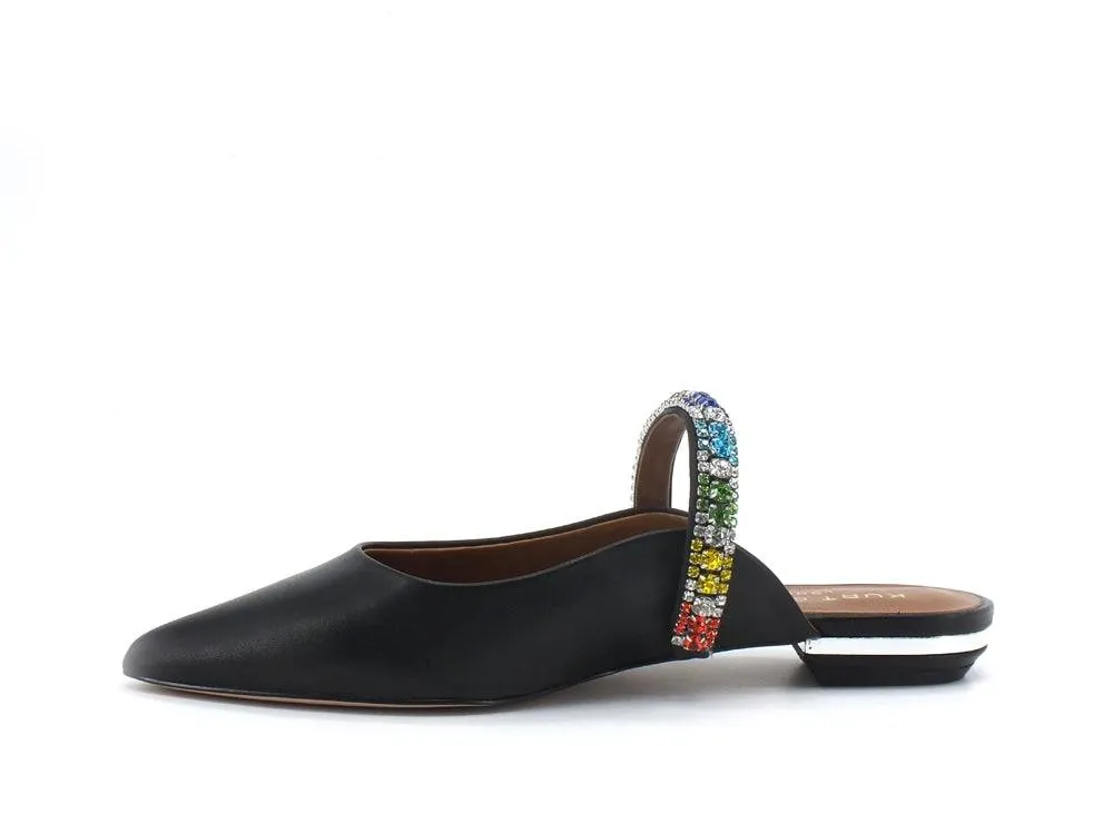 KURT GEIGER Sabot Punta Rainbow Cinturino Black PRINCELY-00