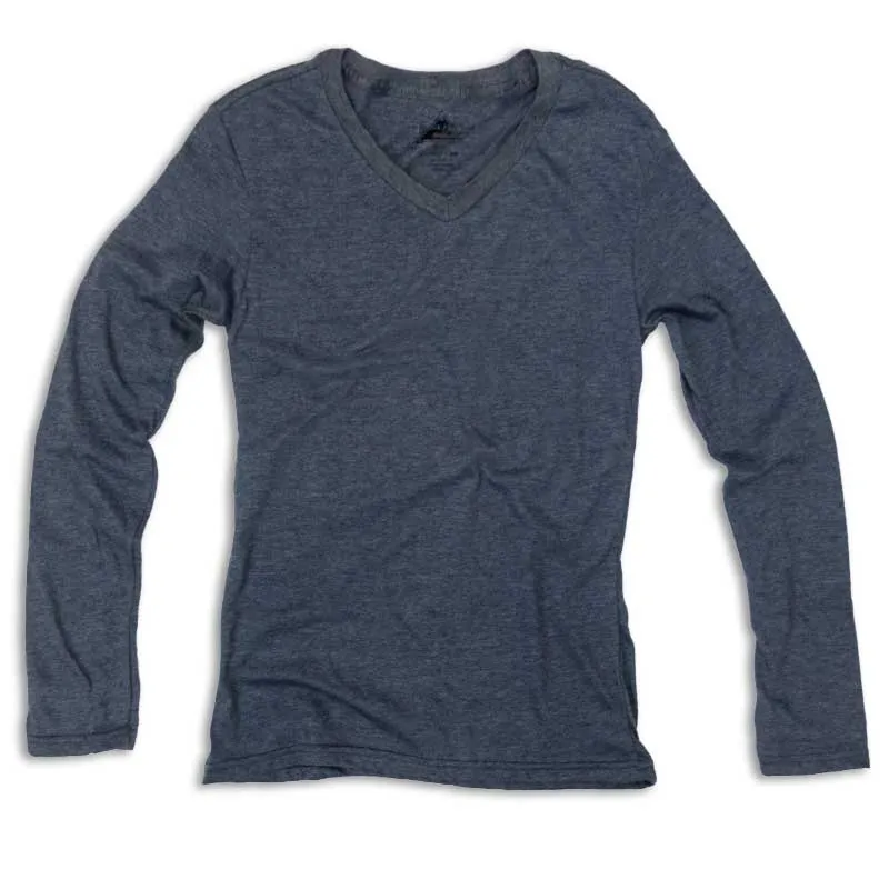 Ladies Stone Peak Long Sleeve V-Neck Tee