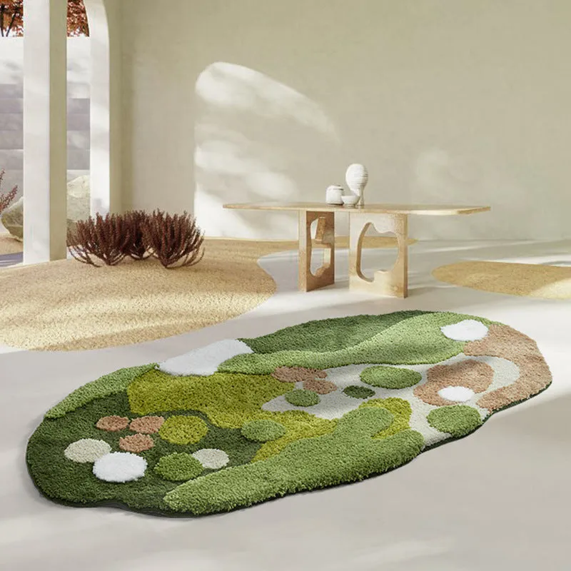 Lakeside Park Moss Carpet Rug