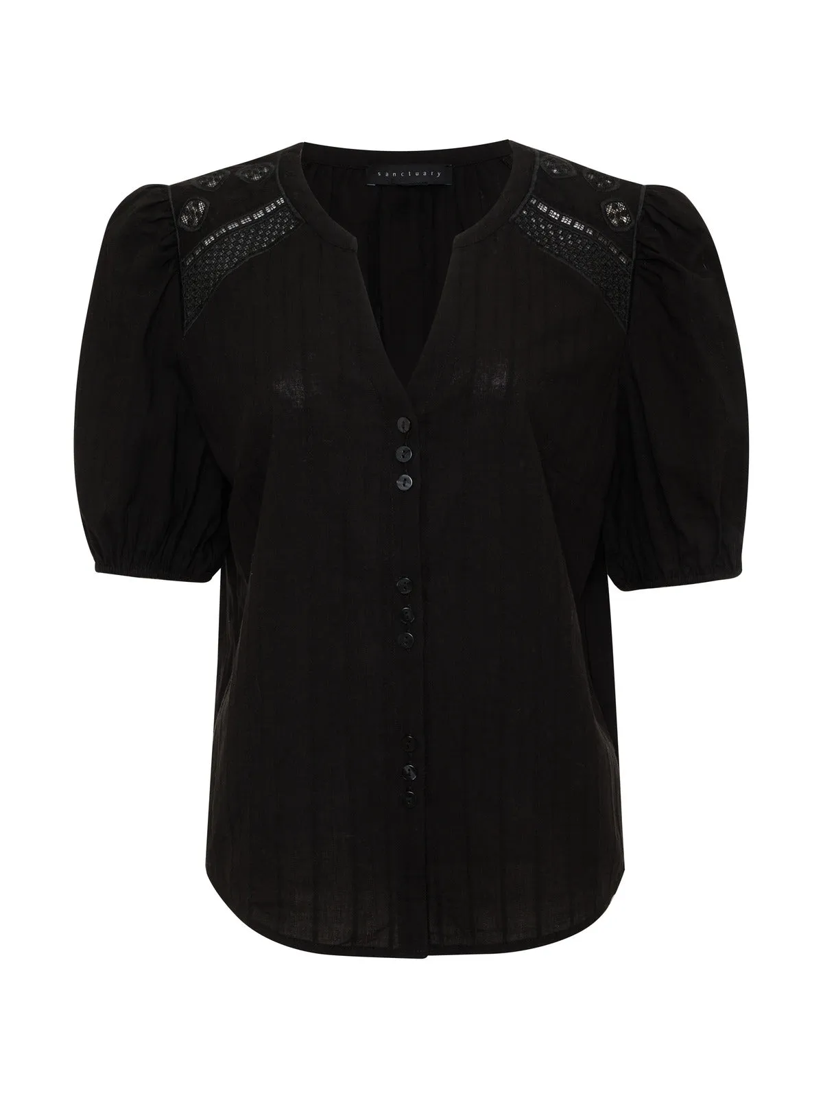 Lift Me Up Blouse Black