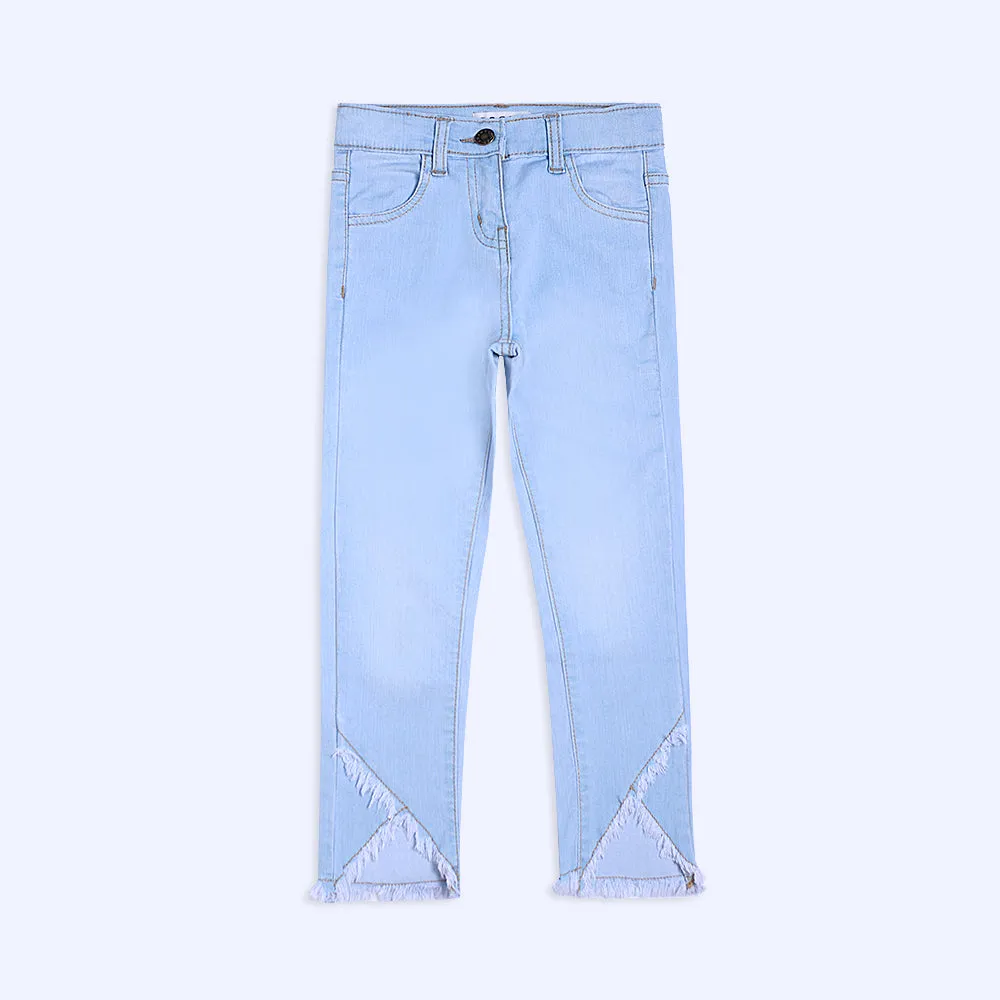 Light Blue Tor Ripped Jeans