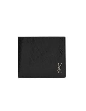 LOGO-PLAQUE LEATHER WALLET